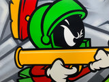 Original Painting 11015 * MARVIN THE MARTIAN AND K-9