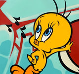 Original Painting 11320 * TWEETY BIRD AND SYLVESTER
