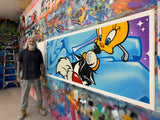Original Painting 11337 * TWEETY BIRD AND SYLVESTER