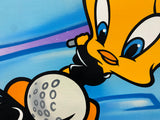 Original Painting 11337 * TWEETY BIRD AND SYLVESTER