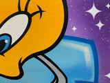 Original Painting 11337 * TWEETY BIRD AND SYLVESTER
