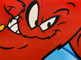 Original Painting 11364 * GOSSAMER and BUGS BUNNY