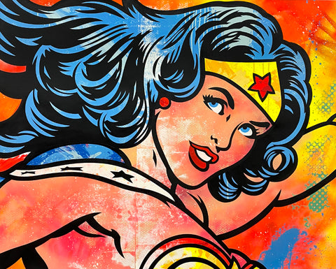 Original Painting 11733 * WONDER WOMAN