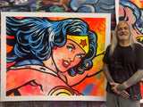 Original Painting 11733 * WONDER WOMAN
