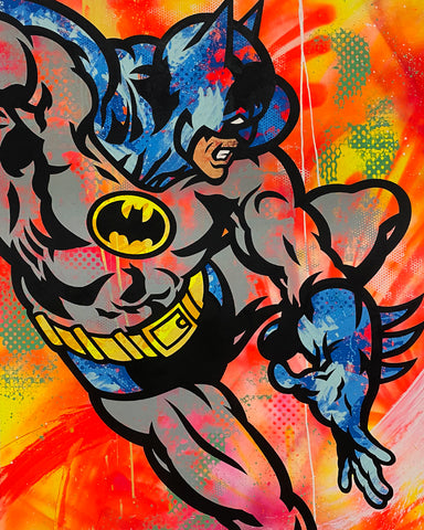 Original Painting 11734 * BATMAN