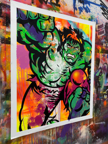 Original Painting 11736 * HULK