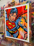 Original Painting 11753 * SUPERMAN