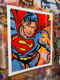 Original Painting 11753 * SUPERMAN