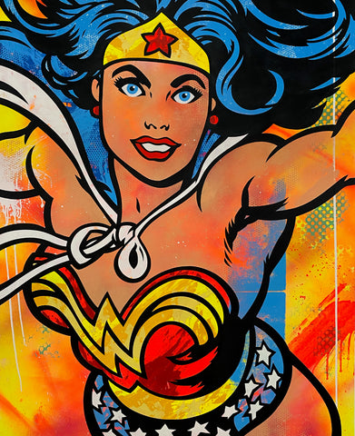 Original Painting 11764 * WONDER WOMAN
