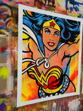 Original Painting 11764 * WONDER WOMAN
