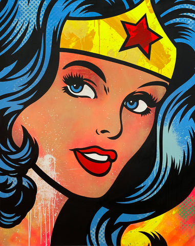 Original Painting 11823 * WONDER WOMAN
