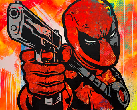 Original Painting 11833 * DEADPOOL