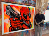 Original Painting 11833 * DEADPOOL