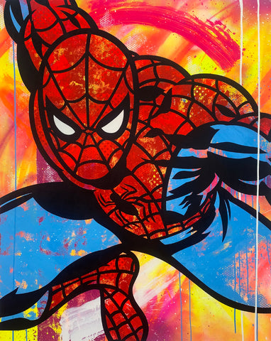 Original Painting 11848 * SPIDERMAN
