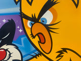 Original Painting 12014 * SYLVESTER and MONSTER TWEETY