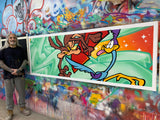 Original Painting 12042 * WIL E. COYOTE & ROAD RUNNER