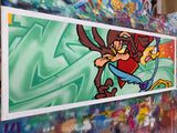 Original Painting 12042 * WIL E. COYOTE & ROAD RUNNER