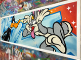 Original Painting 12053 * BUGS BUNNY and DAFFY DUCK