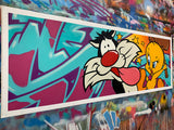 Original Painting 12104 * SYLVESTER AND TWEETY BIRD