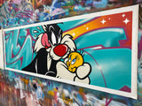 Original Painting 12139 * SYLVESTER and TWEETY