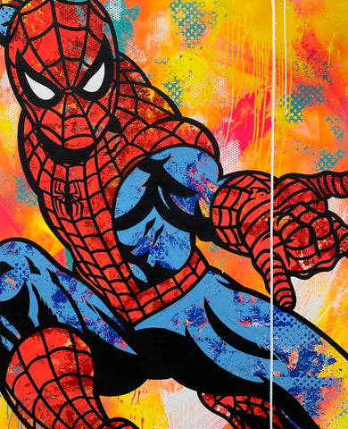 Original Painting 12290 * SPIDERMAN