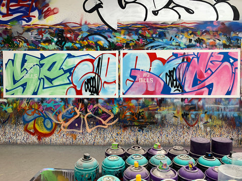 Original Painting 13048 * DIPTYCH *