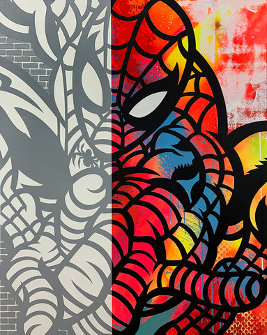 Original Painting 9598 * SPIDERMAN