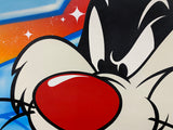 Original Painting 11647 * TWEETY BIRD AND SYLVESTER