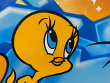 Original Painting 11647 * TWEETY BIRD AND SYLVESTER