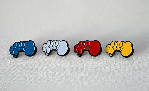 SEEN BUBBLES PINS SET of 4