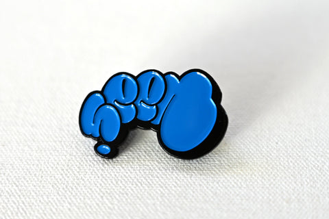 SEEN BUBBLES PIN BLUE