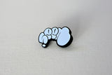 SEEN BUBBLES PIN WHITE