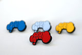 SEEN BUBBLES PINS SET of 4