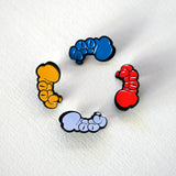 SEEN BUBBLES PINS SET of 4