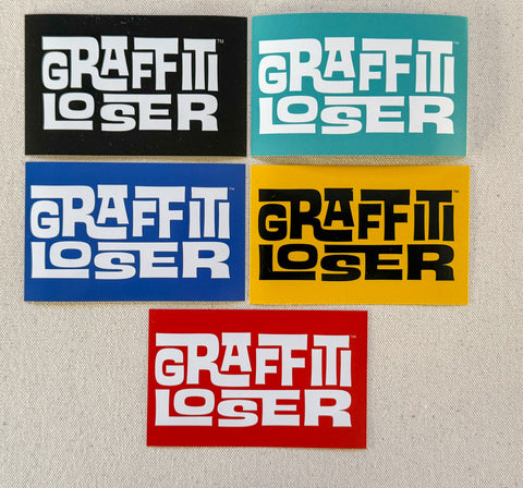 10 Graffiti Loser stickers
