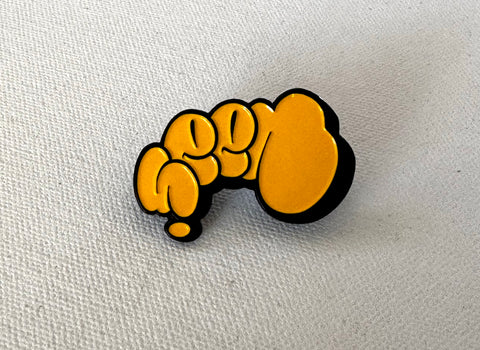 SEEN BUBBLES PIN YELLOW
